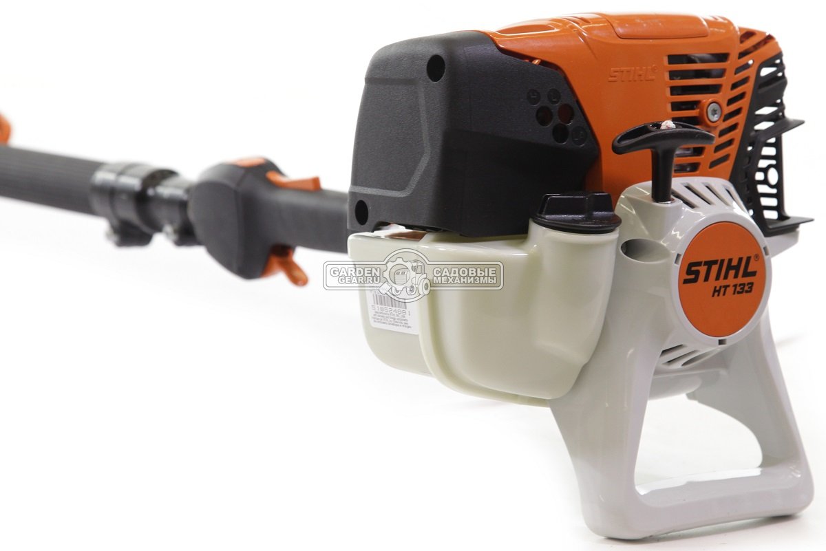 Высоторез бензиновый Stihl HT 133 12&quot; телескопический (USA, 36,3 куб.см., 1,4 кВт/1,9 л.с., 4-Mix, 1/4&quot;, 1,1 мм., 64E, длина 270-390 см., 7,2 кг.)