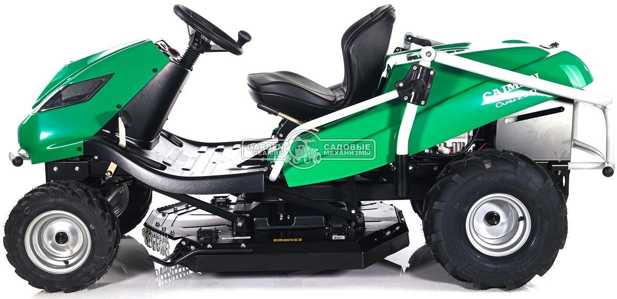 Садовый трактор для высокой травы и работы на склонах Caiman Croso 2WD 97D2C (CZE, Caiman V-Twin, 708 куб.см., 92 см, дифференциал, 331 кг.)