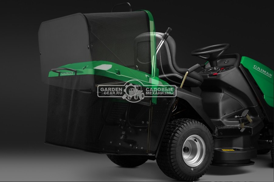 Садовый трактор Caiman Rapido Max 2WD 107D2C2 (CZE, Caiman V-Twin, 708 куб.см., гидростатика, дифференциал, травосборник 300 л., 102 см., 260 кг.)