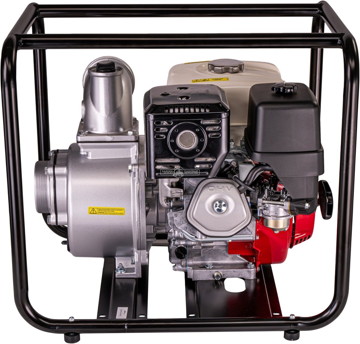 Мотопомпа бензиновая для чистой воды HND WP40X3C (PRC, Honda GX390, 100 м3/ч, 4&quot;, 52 кг)