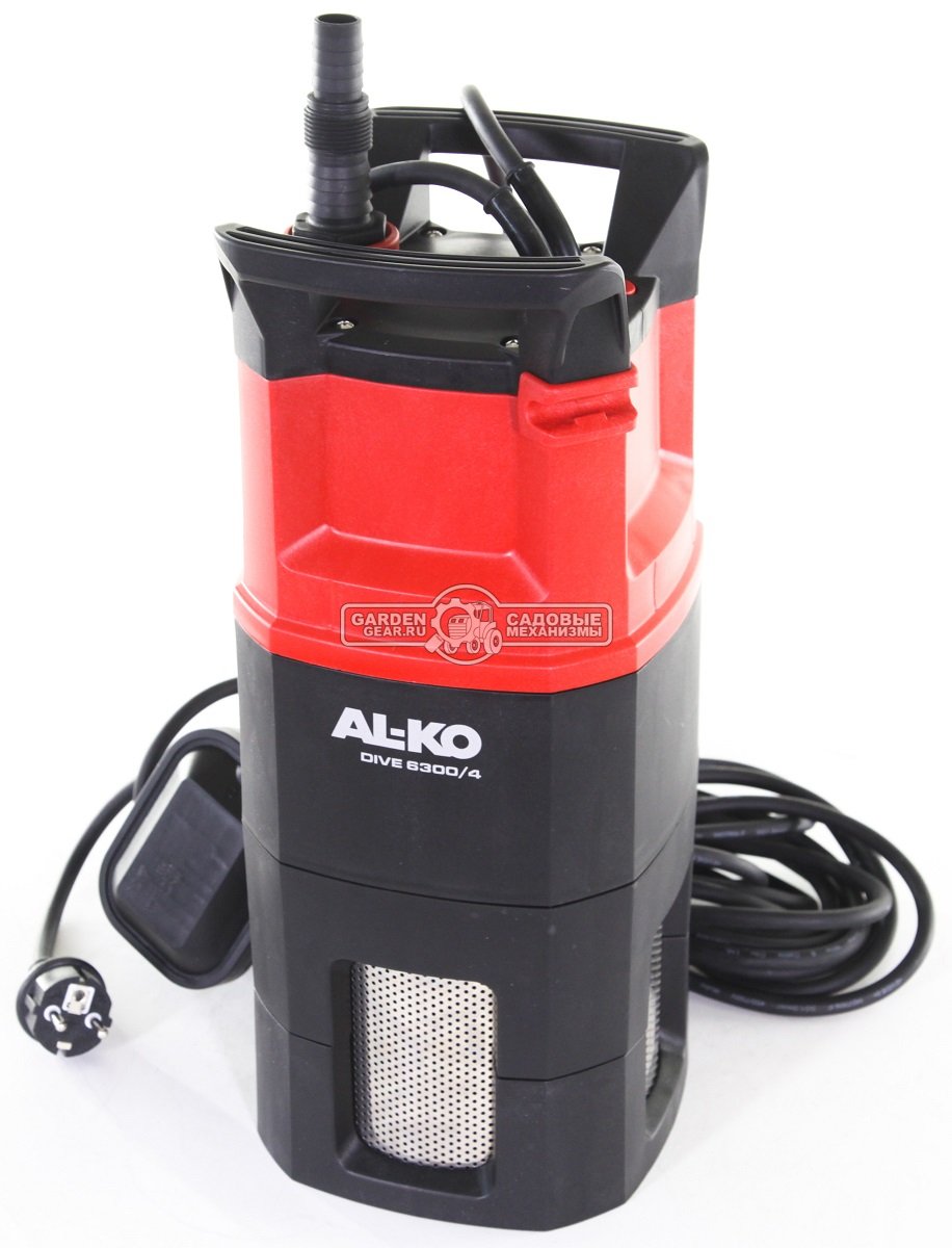 Погружной насос Al-ko DIVE 6300/4 Premium (PRC, 1000 Вт; 40 м; 6300 л/час; 9.3 кг.)