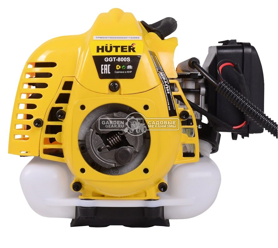 Бензокоса Huter GGT-1500S (PRC, 39.2 см3, 1.5 кВт/2.0 л.с., нож 3Т + леска 2.4 мм, Т рукоятка, разъёмный вал, 7 кг)