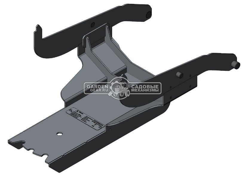 Рама монтажная ZimAni для установки отвала RSB-106 на райдеры Husqvarna серии RC с травосборником