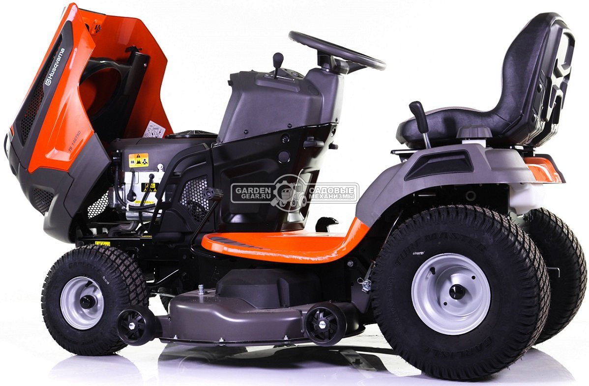 Садовый трактор Husqvarna TS 146TXD (USA, B&S Endurance V-Twin, 656 куб.см, гидростатика, дифференциал, боковой выброс, ширина кошения 117 см, 287 кг)
