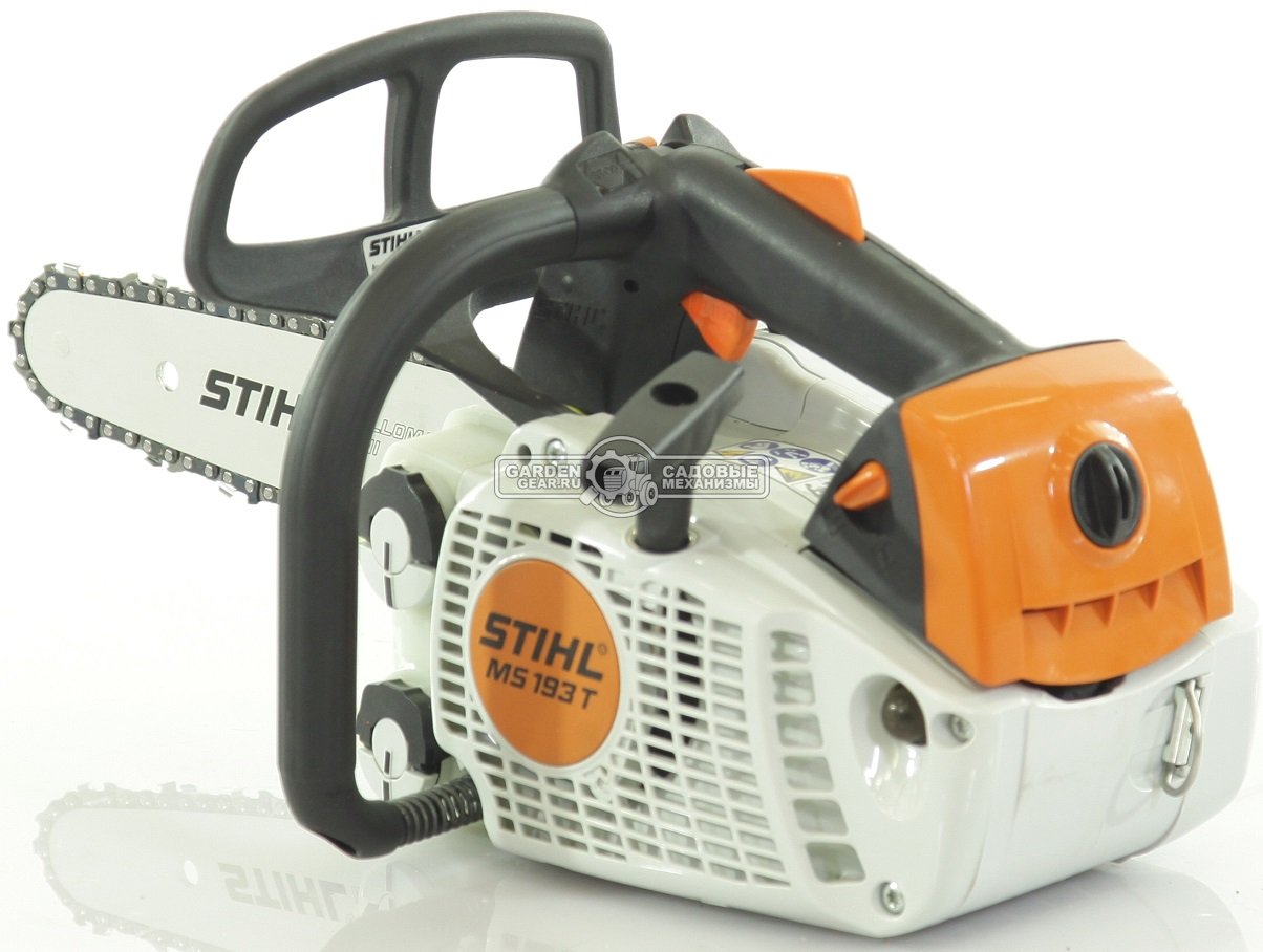 Бензопила сучкорез одноручная Stihl MS 193 T 12&quot; (USA, 30,1 куб.см., 1,3 кВт/1,8 л.с, 2-MIX, 3/8&quot;, 1,1 мм., 44E, 3,3 кг.)