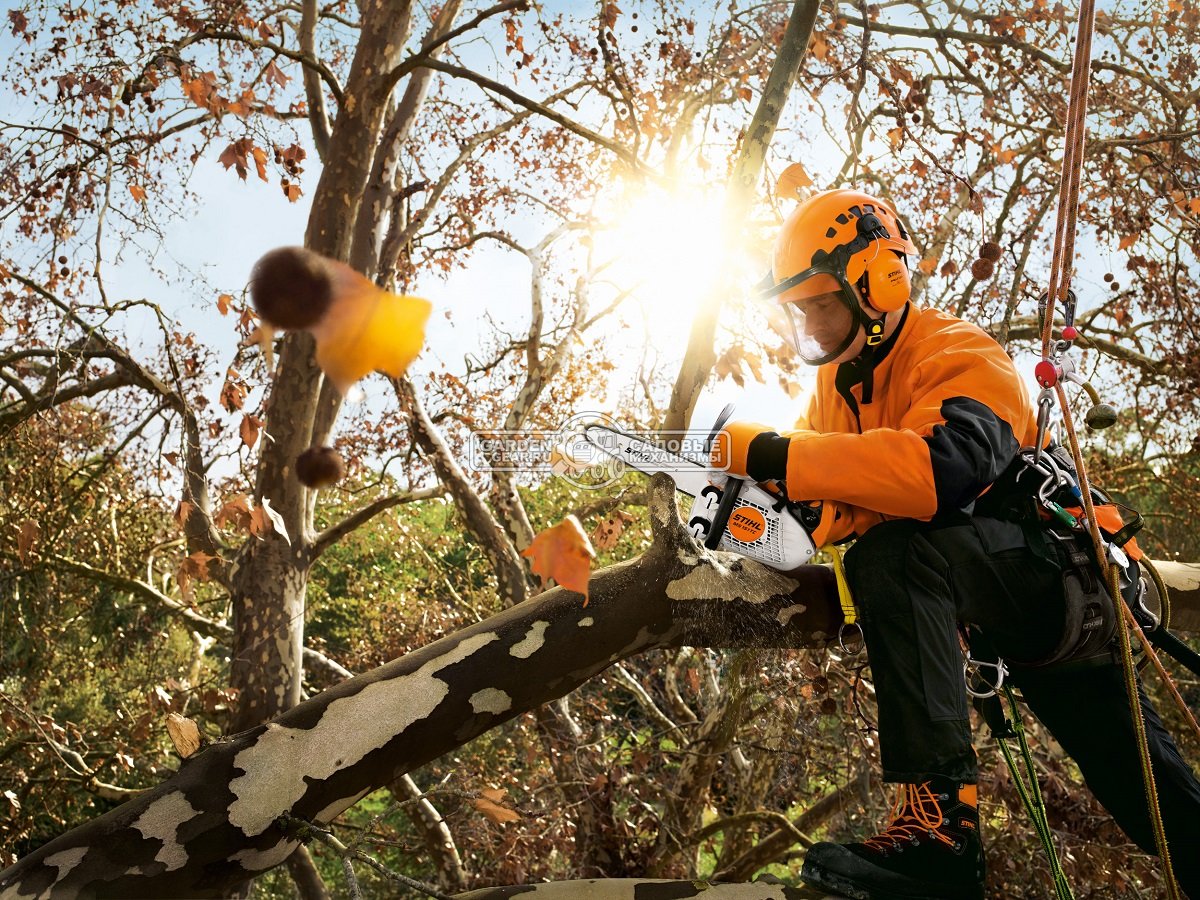 Бензопила сучкорез одноручная Stihl MS 151 TC-E 12&quot; (USA, 23,6 куб.см., 1,1 кВт/1,5 л.с, 2-MIX, Ergostart, 1/4&quot;, 1,1 мм., 64E, 2,6 кг.)