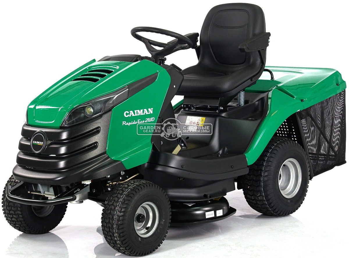 Садовый трактор Caiman Rapido Eco 2WD 97D2K (CZE, Kawasaki FS600V, 603 куб.см., гидростатика, травосборник 300 л., 92 см., 232 кг.)