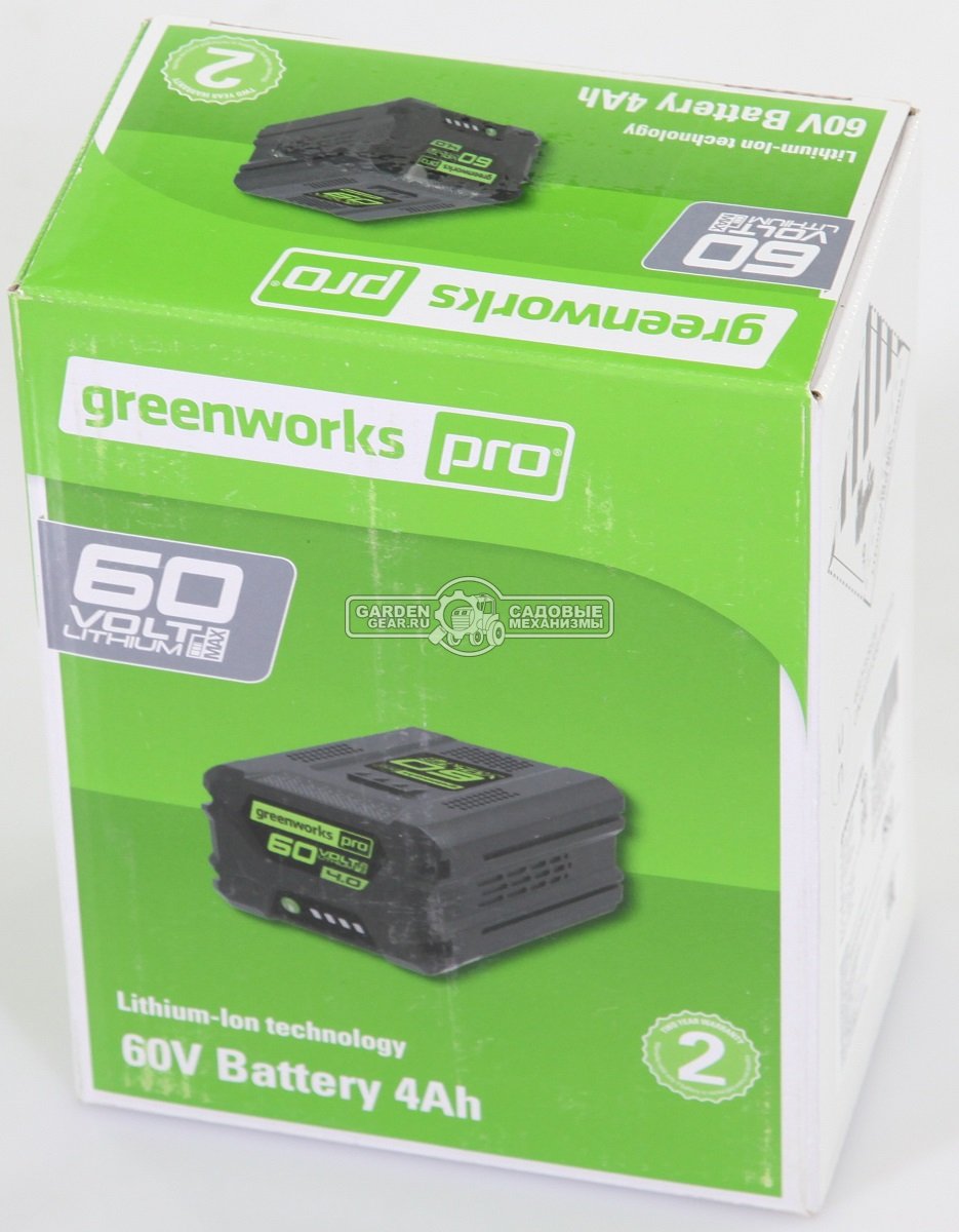 Аккумулятор GreenWorks G60B4 (PRC, Li-ion, 60V, 4 А/ч)