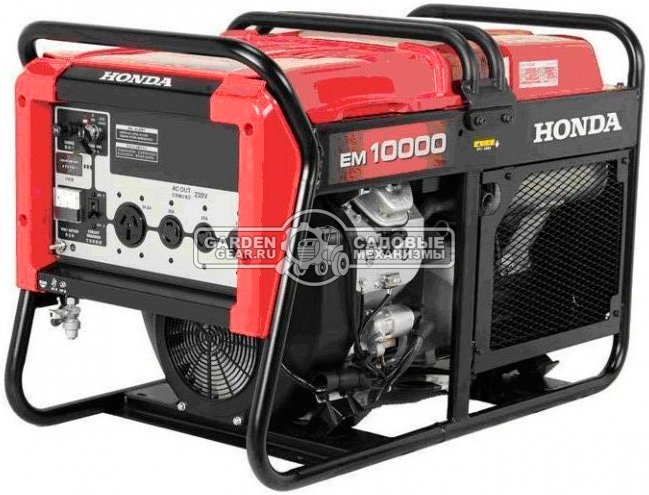 Бензиновый генератор Honda EM 10000 K1RHC (PRC, Honda GX630, 688 см3, 8.0/9.0 кВт, 31 л, эл/стартер, 162.3 кг)