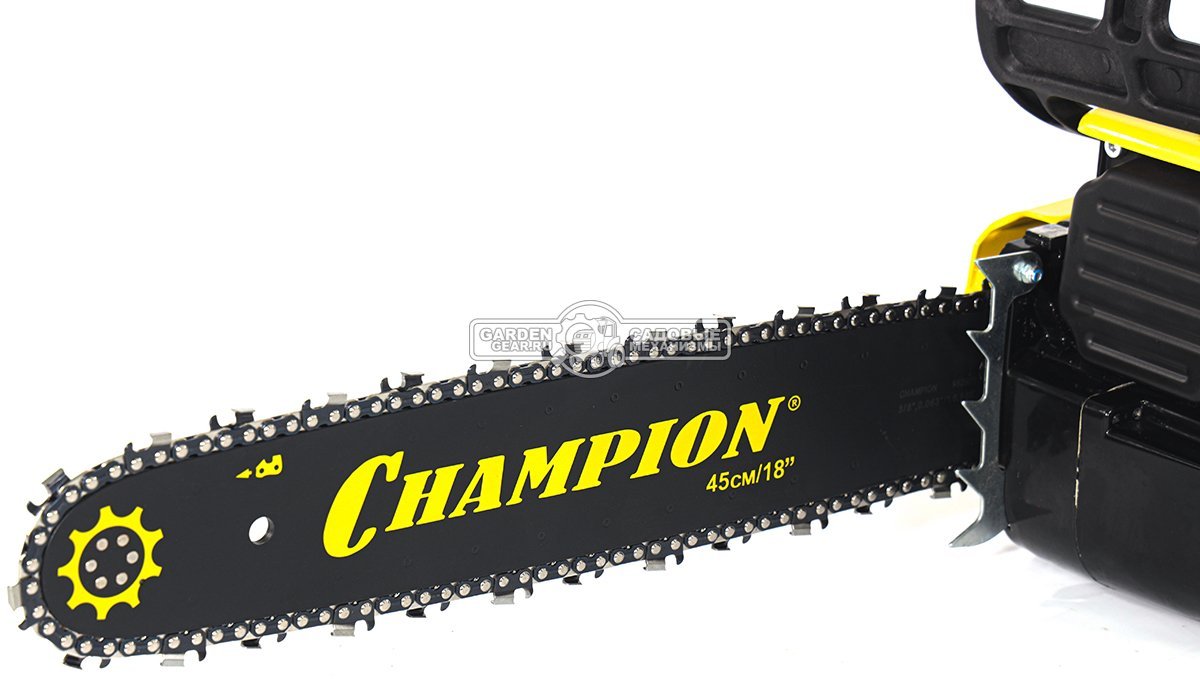 Бензопила Champion 372 18&quot; Pro (PRC, 72,2 см3, 3,6 кВт/4,9 л.с., 3/8&quot;, 1,6 мм., 66E, декомпрессор, 6,6 кг.)