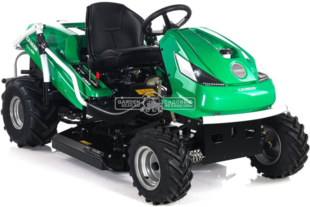 Садовый трактор для высокой травы и работы на склонах Caiman Croso 2WD 97D2C (CZE, Caiman V-Twin, 708 куб.см., 92 см, дифференциал, 331 кг.)