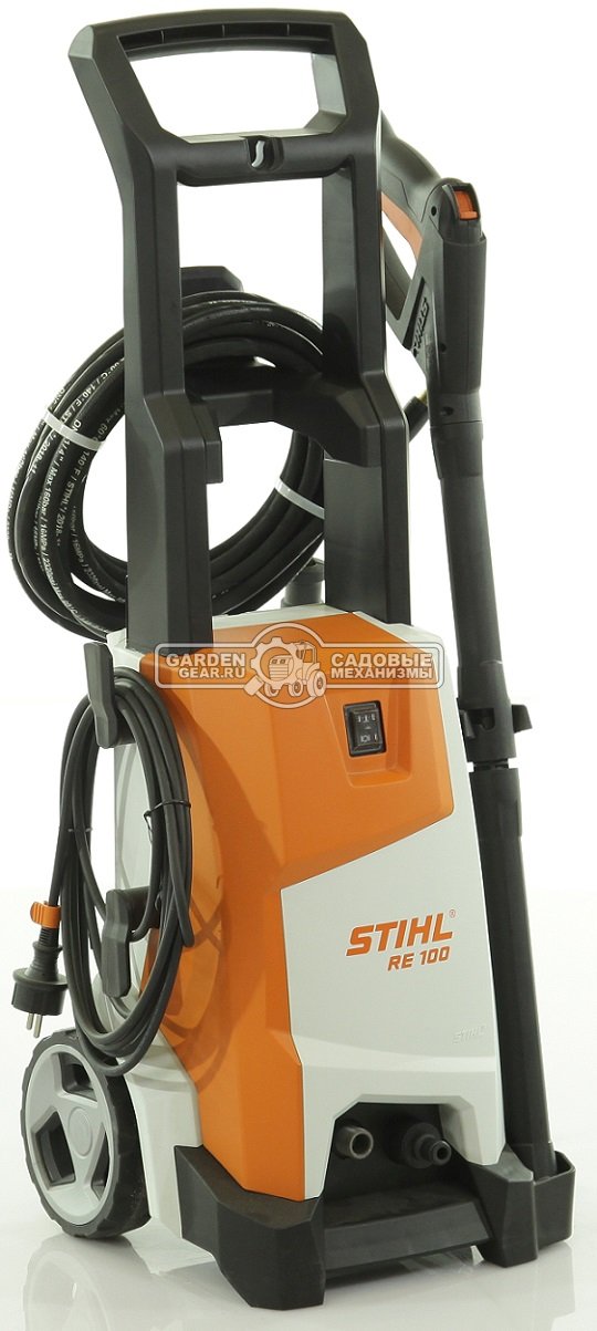 Мойка высокого давления Stihl RE 100 (PRC, 10-110/120 Бар, 380/440 л/ч., шланг 6 м., 16,6 кг.)