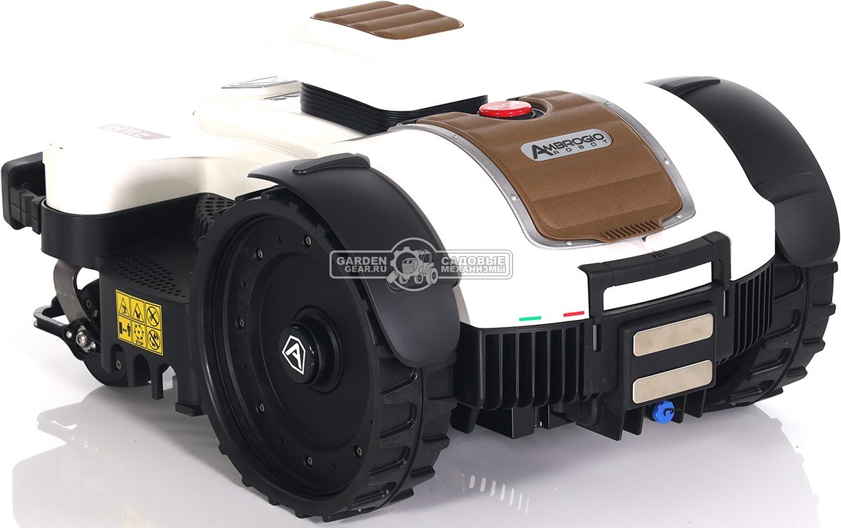 Газонокосилка робот Caiman Ambrogio 4.0 Elite Premium (ITA, площадь газона до 3200 м2, нож 25 см, GPS, Bluetooth, алгоритм умной стрижки, вес 15,8 кг)