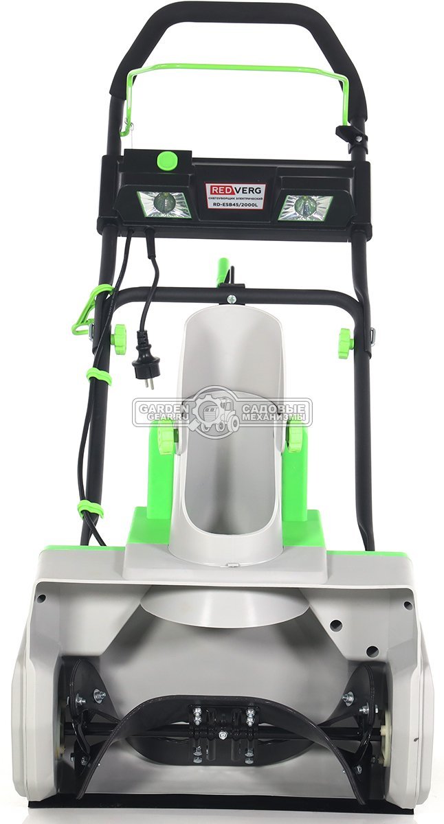 Снегоуборщик электрический RedVerg RD-ESB45/2000L (PRC, 45 см, 2000 Вт, фара, 15 кг) 