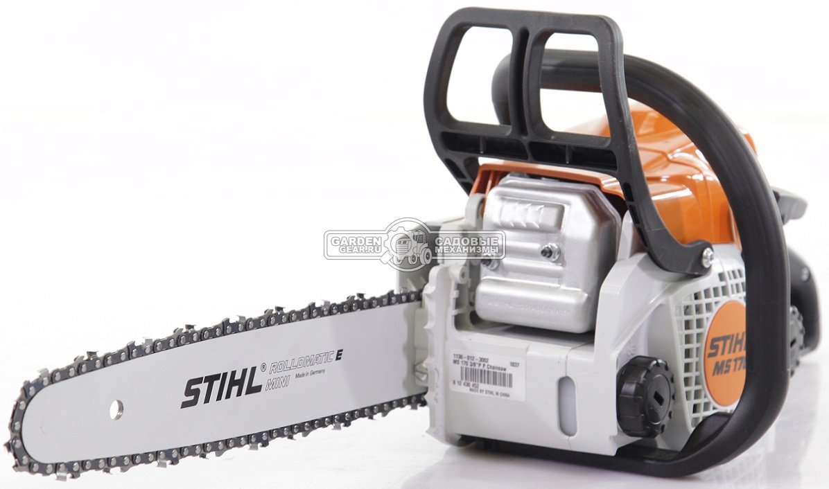 Бензопила Stihl MS 170 14&quot; (PRC, 30,1 куб.см., 1,3 кВт/1,8 л.с, 3/8&quot;, 1,1 мм., 50E, 3,9 кг.)