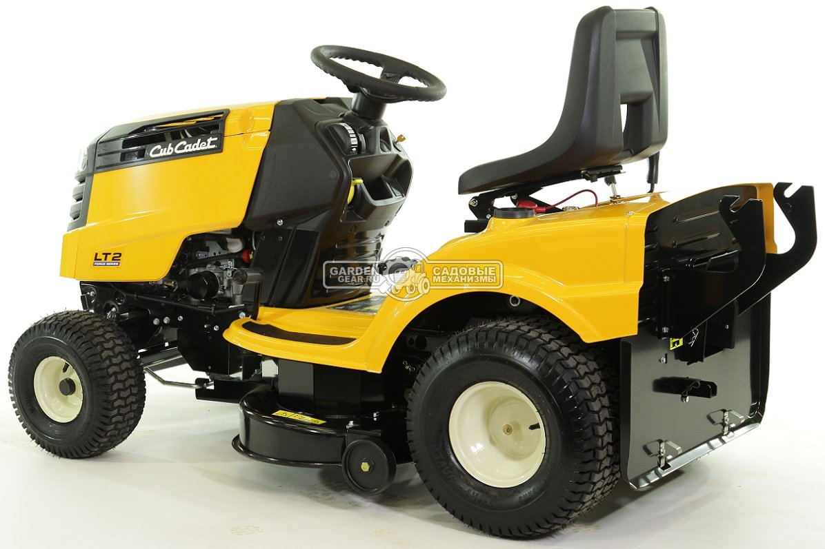 Садовый трактор Cub Cadet LT2 NR92 (USA, Cub Cadet, 439 куб.см., гидростатика, травосборник 240 л., ширина кошения 92 см., 196 кг.)