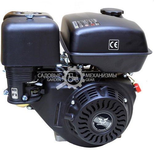 Бензиновый двигатель Zongshen 177FE (PRC, 9 л.с., 270 см3. диам. 25.4 мм шпонка, катушка осв., эл. старт, 25 кг)