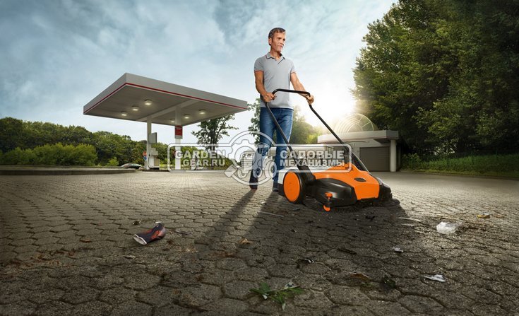 Подметальная машина аккумуляторная Stihl KGA 770 без АКБ и ЗУ (GER, 36В Pro, ширина 77 см., мусоросборник 50 л., 16 кг.)