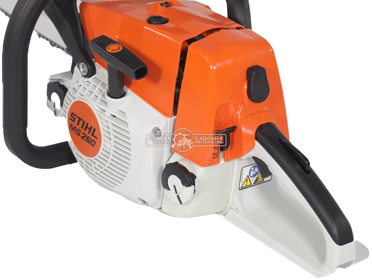 Бензопила Stihl MS 260 18&quot; (BRA, 50,2 куб.см., 2.6 кВт/3.5 л.с., ElastoStart, 0.325&quot;, 1.6 мм, 73E, 4.8 кг)