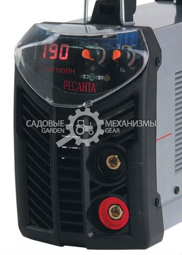 Сварочный аппарат инверторный Ресанта САИ 190 ПН (PRC, 140-260 В, 10-190 А, 5 мм, 6,4 кг)
