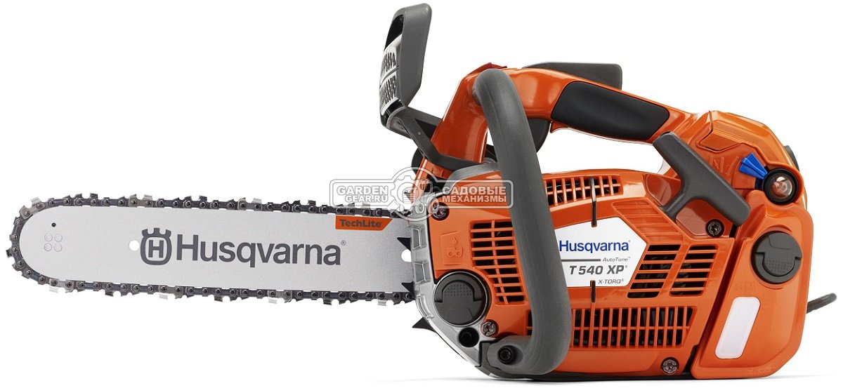 Бензопила сучкорез одноручная Husqvarna T540XP II 14&quot; (SWE, 37,7 куб.см., 1,8 кВт/2,5 л.с., X-Torq, AutoTune II, 3,9 кг.)