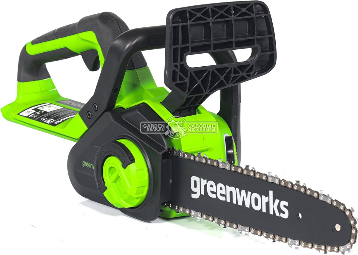 Пила аккумуляторная цепная GreenWorks G40CS30II 12&quot; без АКБ и ЗУ (PRC, 40В, 3/8&quot;-1.1-52E, 2.74 кг)