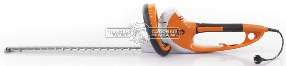 Кусторез электрический Stihl HSE 61 нож 50 см (500 Вт., расстояние между зубьями 29 мм, поворотная рукоятка, 3.9 кг)