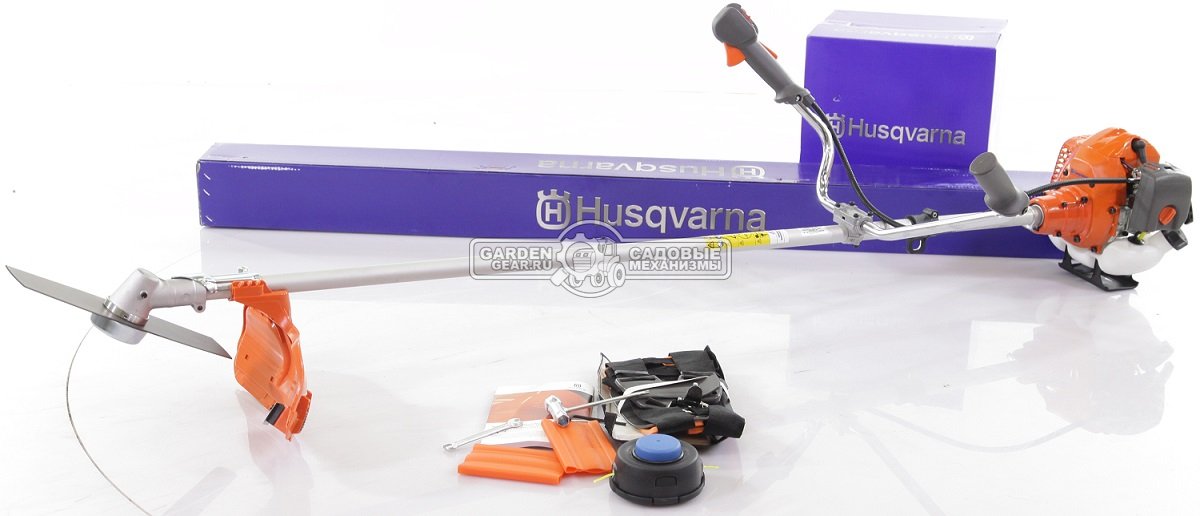 Бензокоса Husqvarna 236R (PRC, 33,6 куб.см., 1,2 кВт/1,6 л.с., диск Multi 330-2 1&quot;, T35 M12 леска 2,7 мм., оснастка Standard, 7,2 кг.)