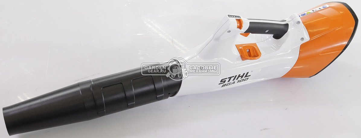 Воздуходувка аккумуляторная Stihl BGA 100 без АКБ и ЗУ (AUT, 36В Pro, макс. расход воздуха 840 м3/ч, скорость 81 м/с., 2,5 кг.)