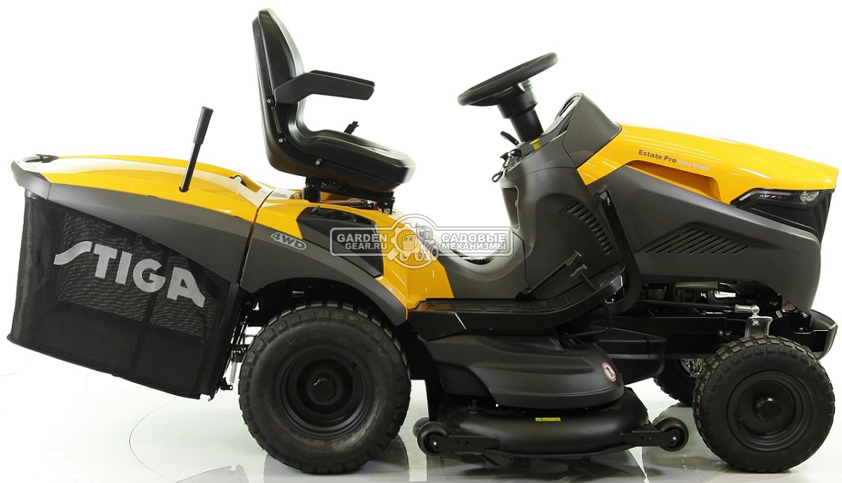 Садовый трактор Stiga Estate Pro 9122 XWSY 4WD (ITA, Honda GXV690, 688 куб.см, гидростатика, травосборник 360 л, ширина 122 см TC HE 102/122, 300 кг.)