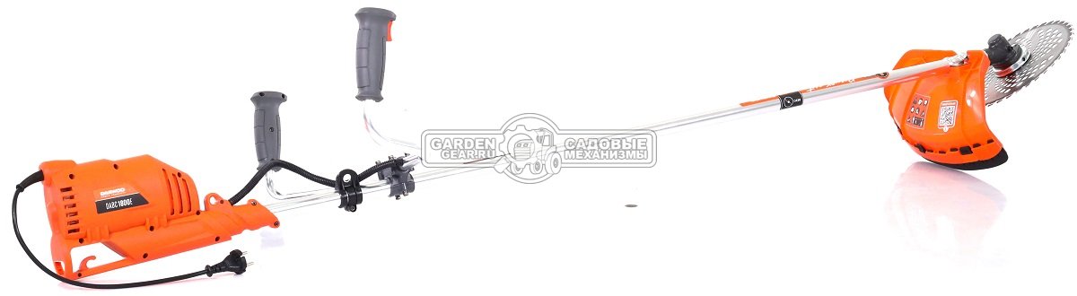 Электрокоса Daewoo DABC 1800E (PRC, 1650 Вт., T - рукоятка, без разъема, леска 1,6 мм, + диск + нож, 5,5 кг.)