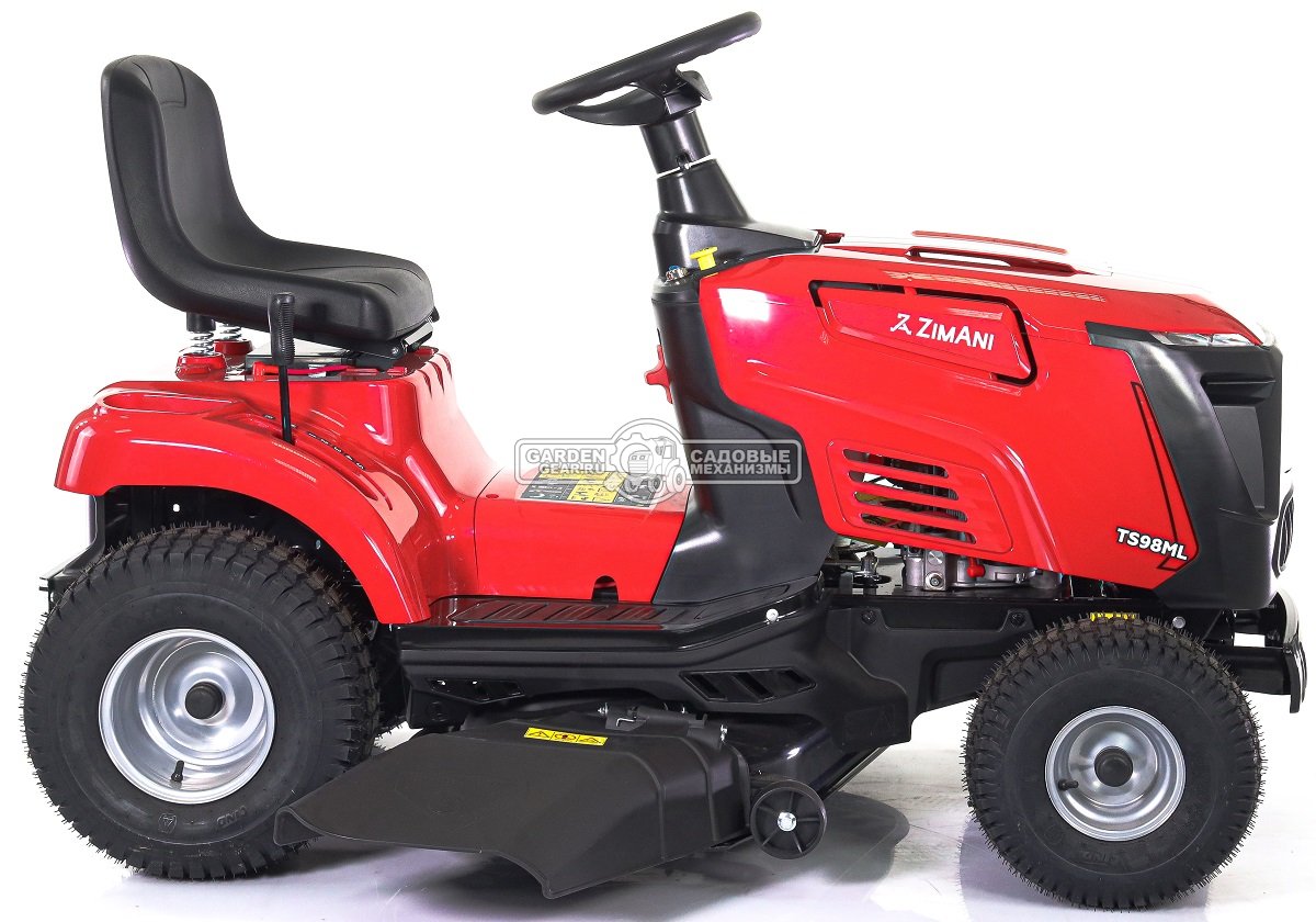 Садовый трактор ZimAni TS98ML (PRC, Loncin LC1P92F-1, 452 куб.см., механика, боковой выброс, ширина кошения 98 см., 169,5 кг.)