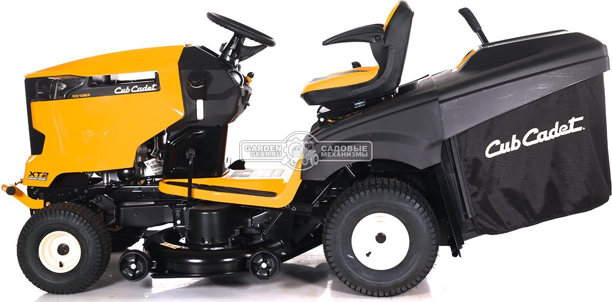 Садовый трактор Cub Cadet XT2 CC1023 (USA, Kohler KT730 23HP, V-Twin, 725 куб.см, гидростатика, травосборник 320 л., ширина кошения 106 см., 253 кг.)