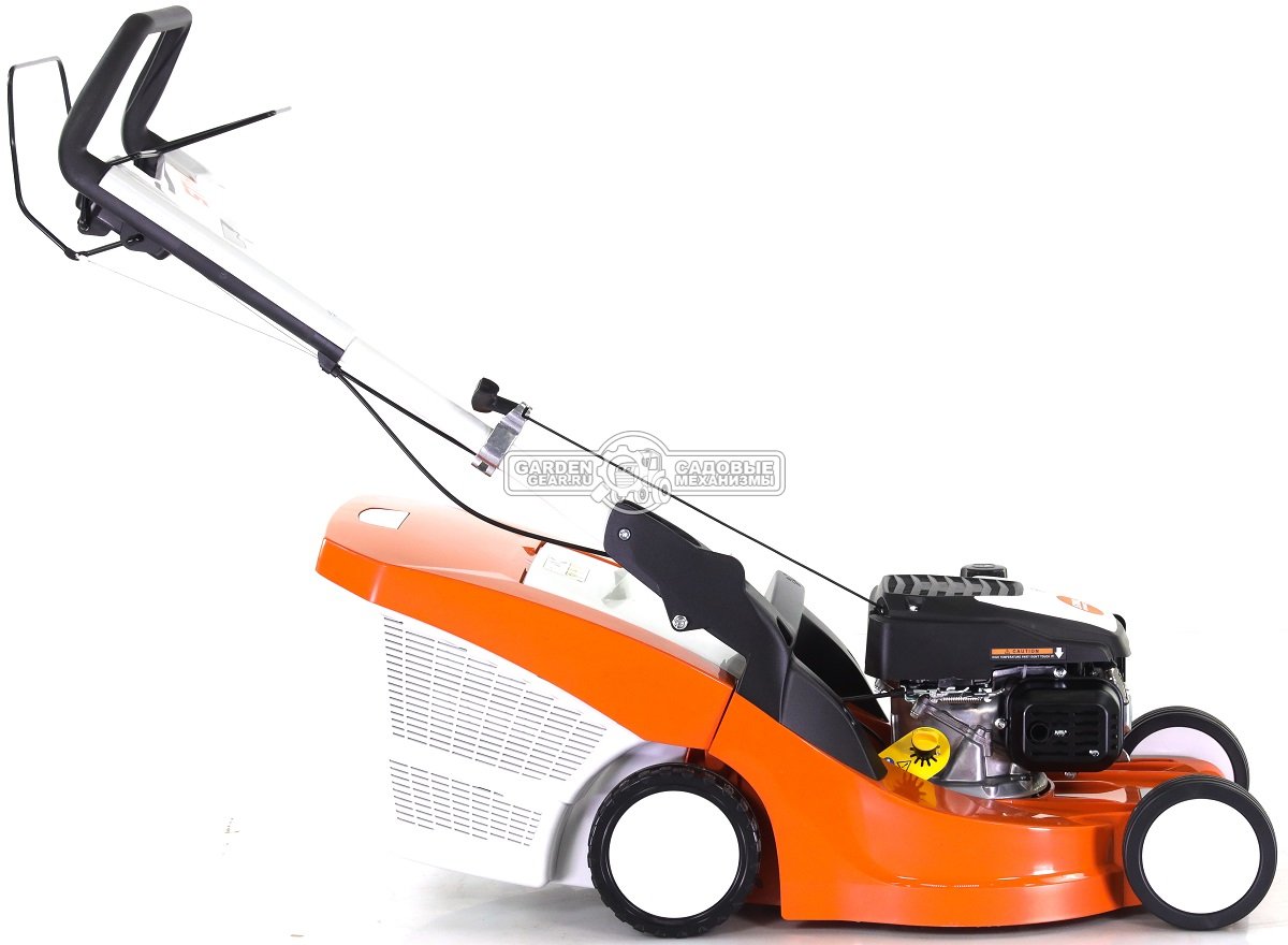 Газонокосилка бензиновая Stihl RM 448.1 TC (AUT, самоходная задний привод, 46 см, Stihl EVC 200.3 C, 139 куб.см, пластик, 55 л., монорукоятка, 28 кг.)