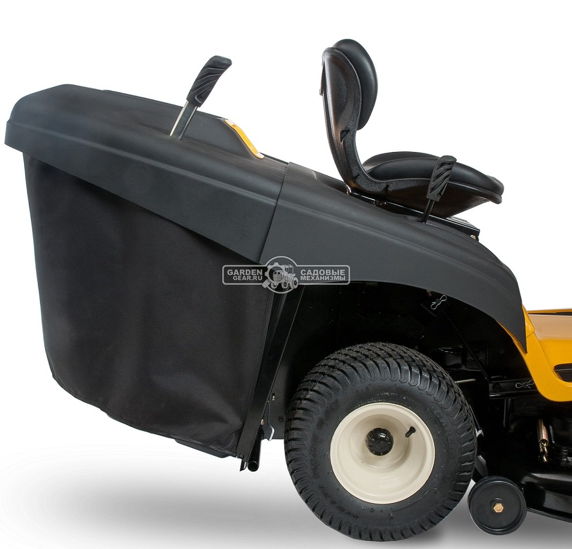 Садовый трактор Cub Cadet XT2 PR106iE (USA, Cub Cadet 679 EFI, V-Twin, 679 куб.см., гидростатика, травосборник 320 л., ширина кошения 106 см., 253 кг)