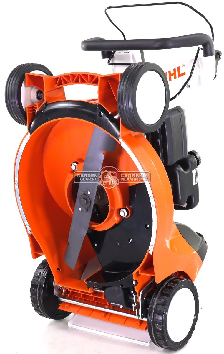 Газонокосилка бензиновая Stihl RM 448.1 TC (AUT, самоходная задний привод, 46 см, Stihl EVC 200.3 C, 139 куб.см, пластик, 55 л., монорукоятка, 28 кг.)