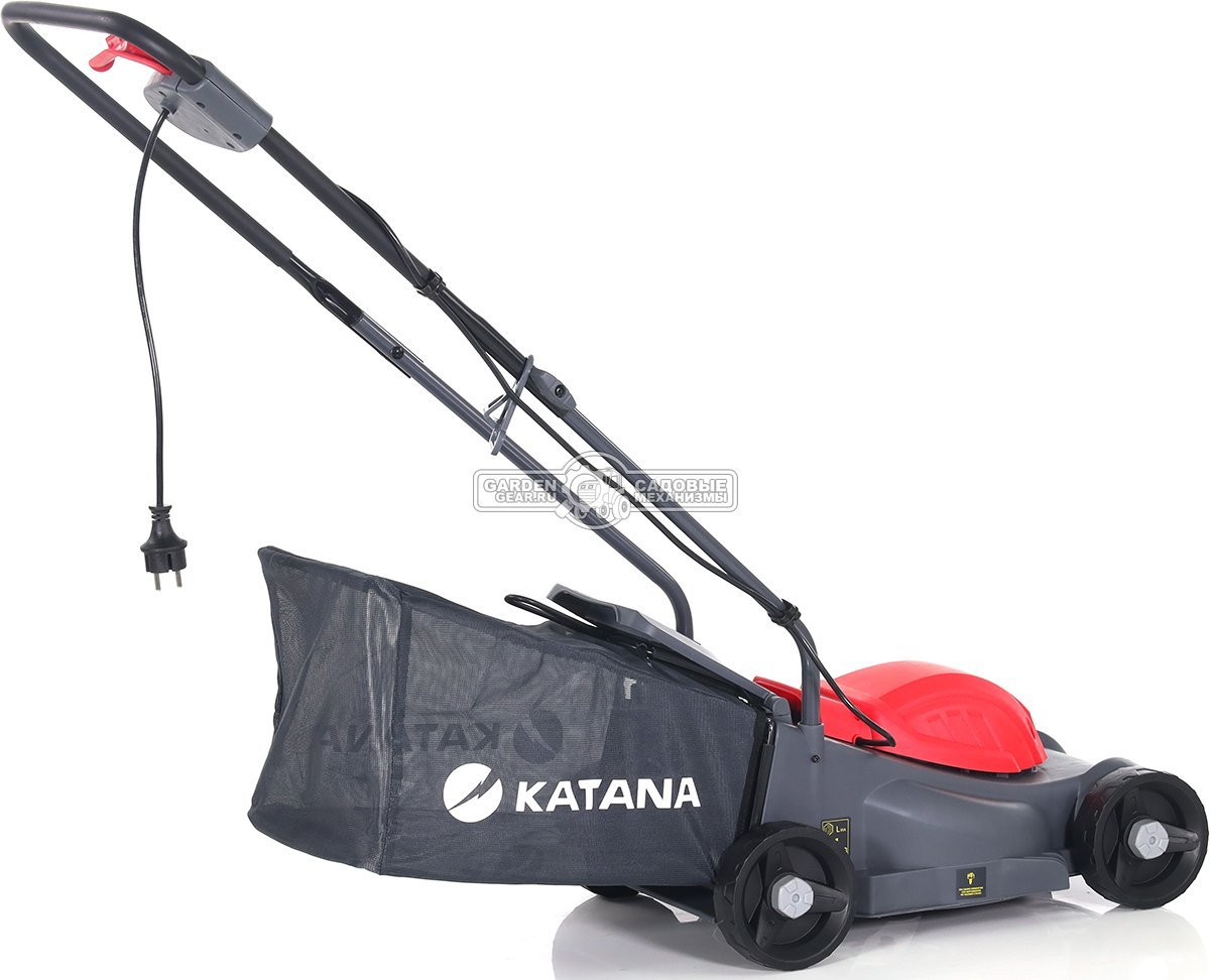 Газонокосилка электрическая Katana KL3210E (PRC, 1000 Вт., 32 см., пластик, 30 л., 8.2 кг.)