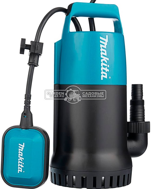 Дренажный насос для чистой воды Makita PF0800 (PRC, 800 Вт, 220 л\м, 9 м, 6.6 кг)