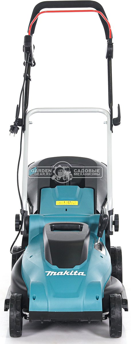 Газонокосилка электрическая Makita ELM4120 (PRC, 1600 Вт, 41 см, 45 л., пластик, 14.5 кг)