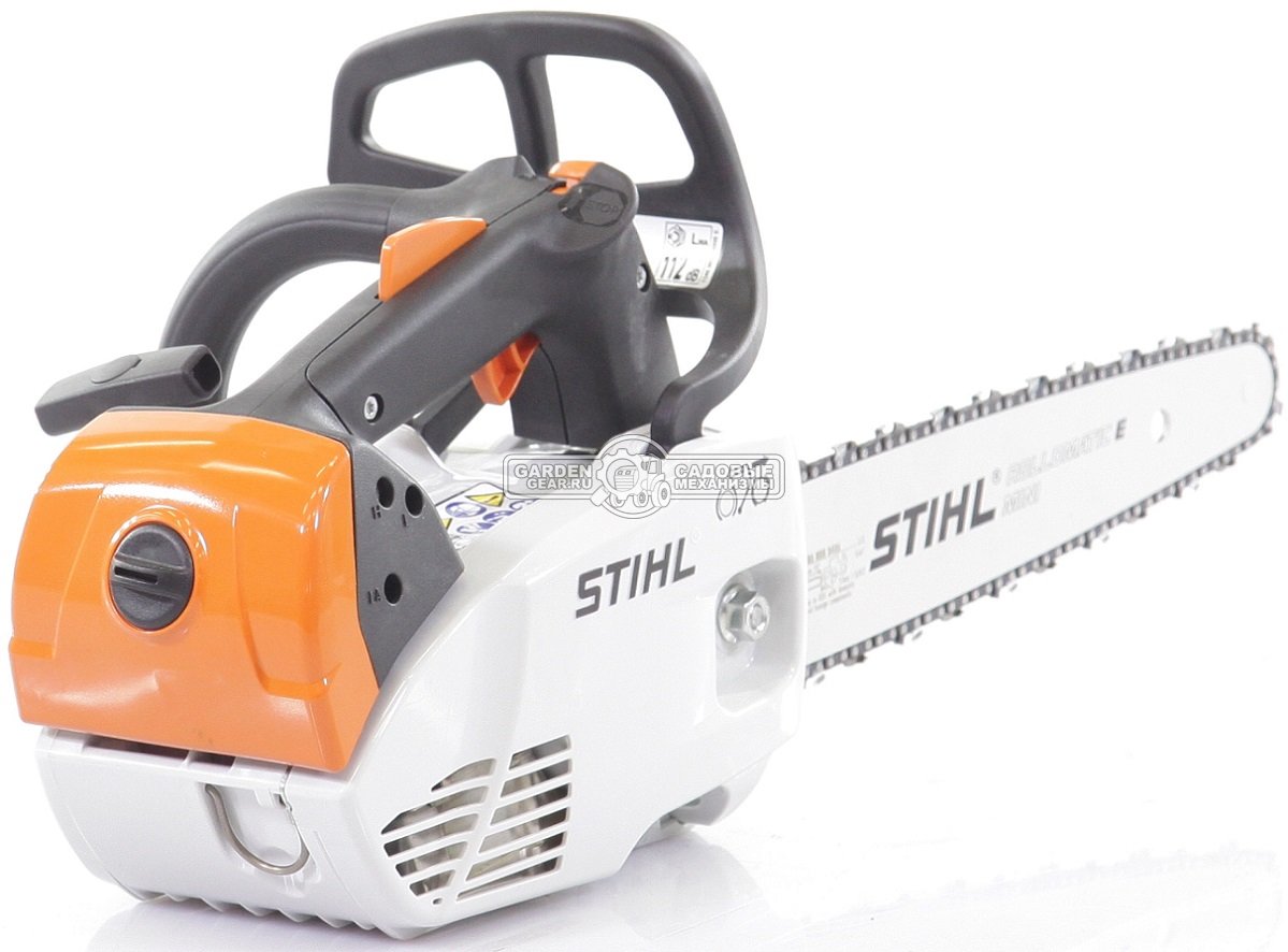 Бензопила сучкорез одноручная Stihl MS 150 TC-E 12&quot; (GER, 23,6 куб.см., 1,0 кВт/1,36 л.с, 2-MIX, Ergostart, 1/4&quot;, 1,1 мм., 64E, 2,6 кг.)