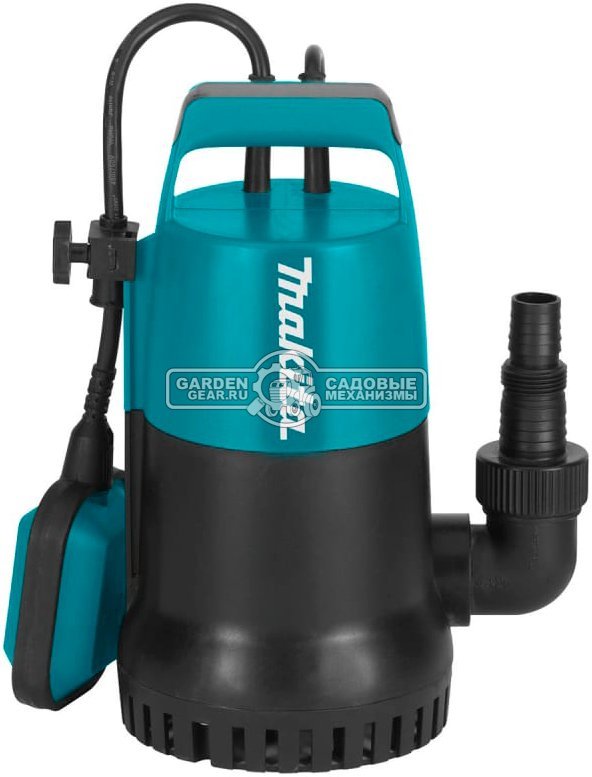 Дренажный насос для чистой воды Makita PF0300 (PRC, 300 Вт, 140 л\м, 7 м, 4.8 кг)