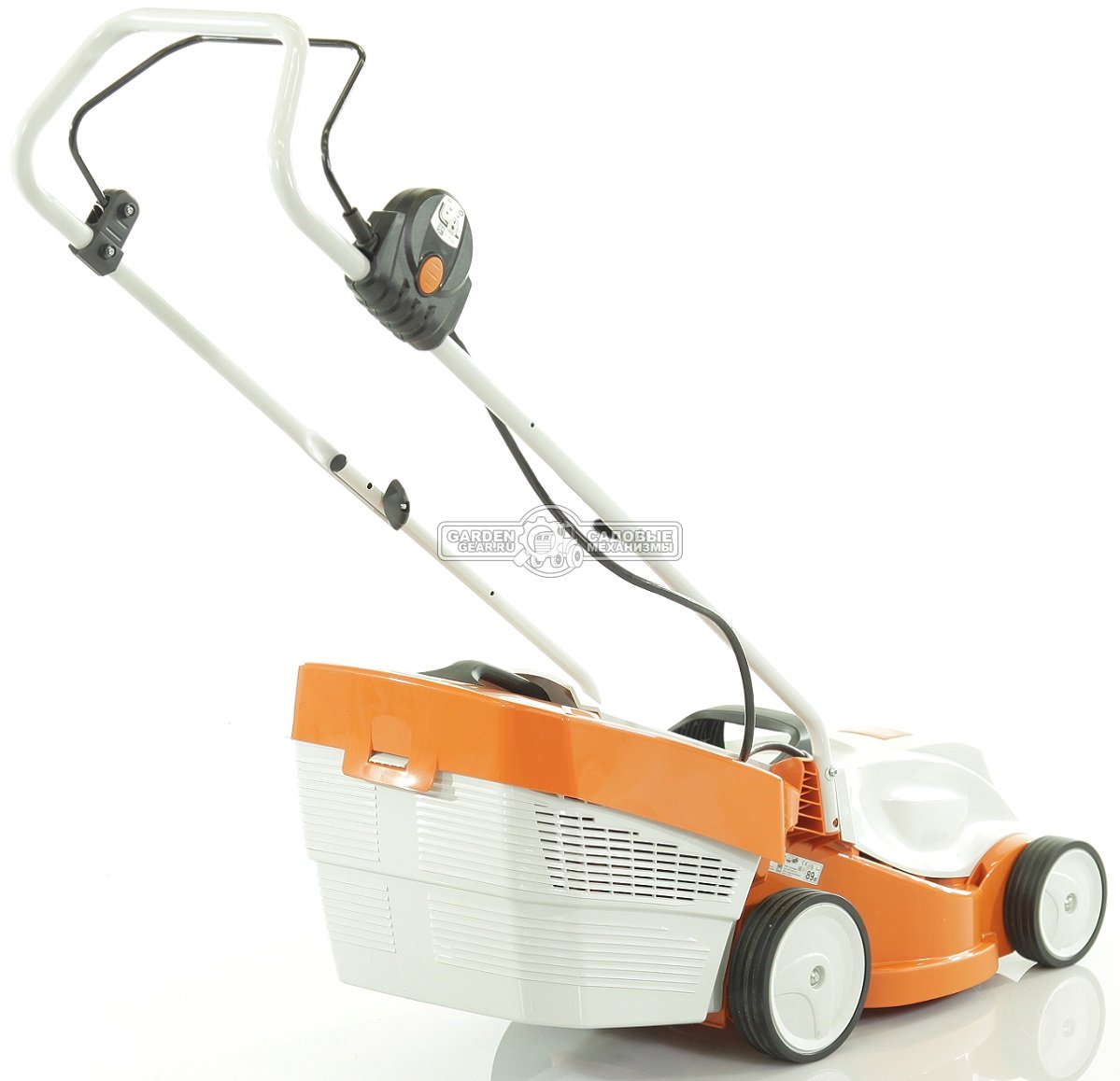 Газонокосилка аккумуляторная Stihl RMA 235.0 SET с АКБ AK 30 и ЗУ AL 101 (AUT, Compact 36В, 33 см, несамоходная, травосборник 30 л, пластик, 15,3 кг.)