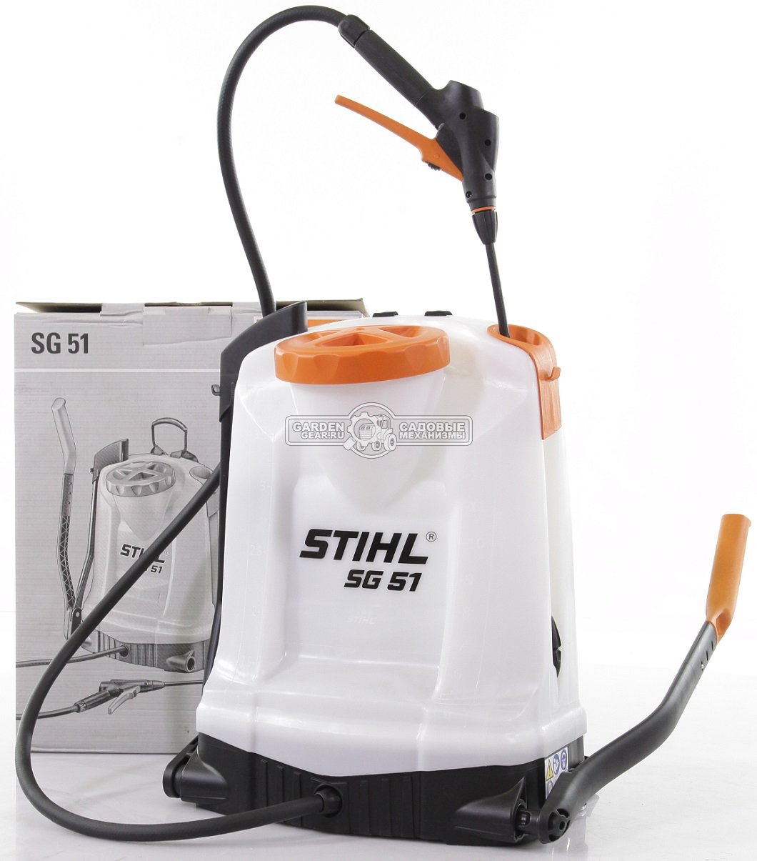 Опрыскиватель ранцевый Stihl SG 51 (GER, 6 бар, 12 л., манометр, 4,5 кг.)