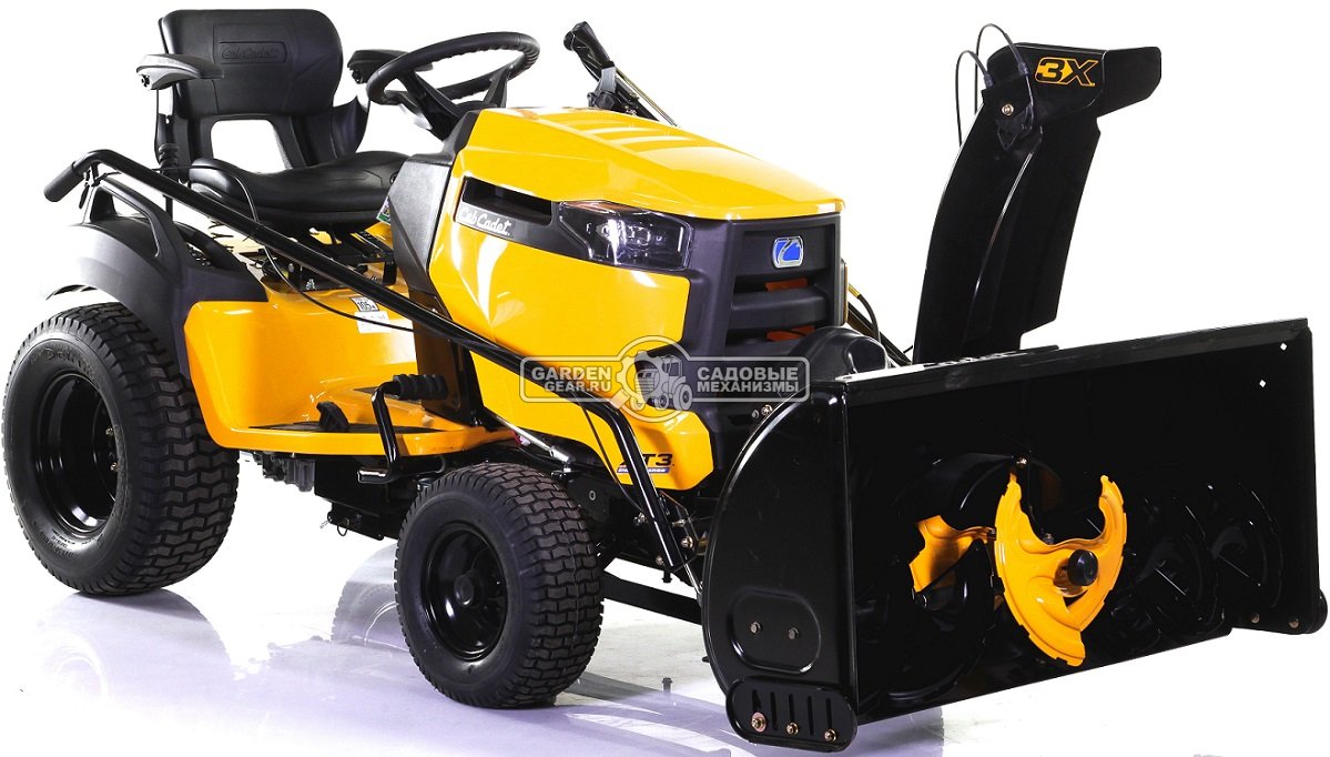 Снегоуборочный трактор Cub Cadet XT3 QS137 с 3X роторным снегоуборщиком