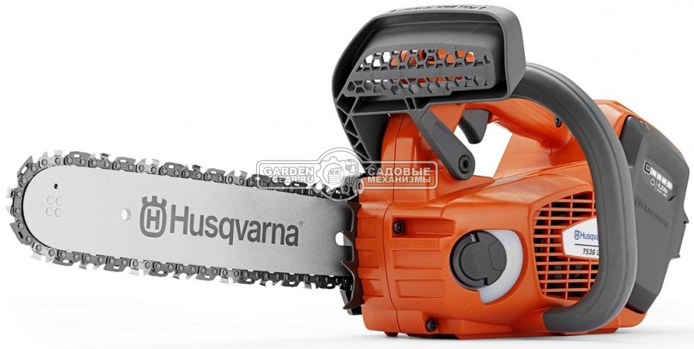 Аккумуляторная цепная пила Husqvarna T536Li XP Pro 14&quot; без АКБ и ЗУ (SWE, Li-Ion, 36В, для работы на вышке, H38, 3/8&quot; mini, 1,1 мм., 2,4 кг.)