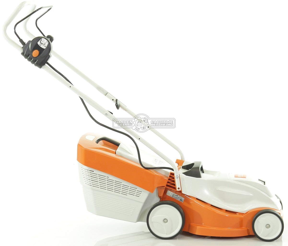 Газонокосилка аккумуляторная Stihl RMA 235.0 SET с АКБ AK 30 и ЗУ AL 101 (AUT, Compact 36В, 33 см, несамоходная, травосборник 30 л, пластик, 15,3 кг.)