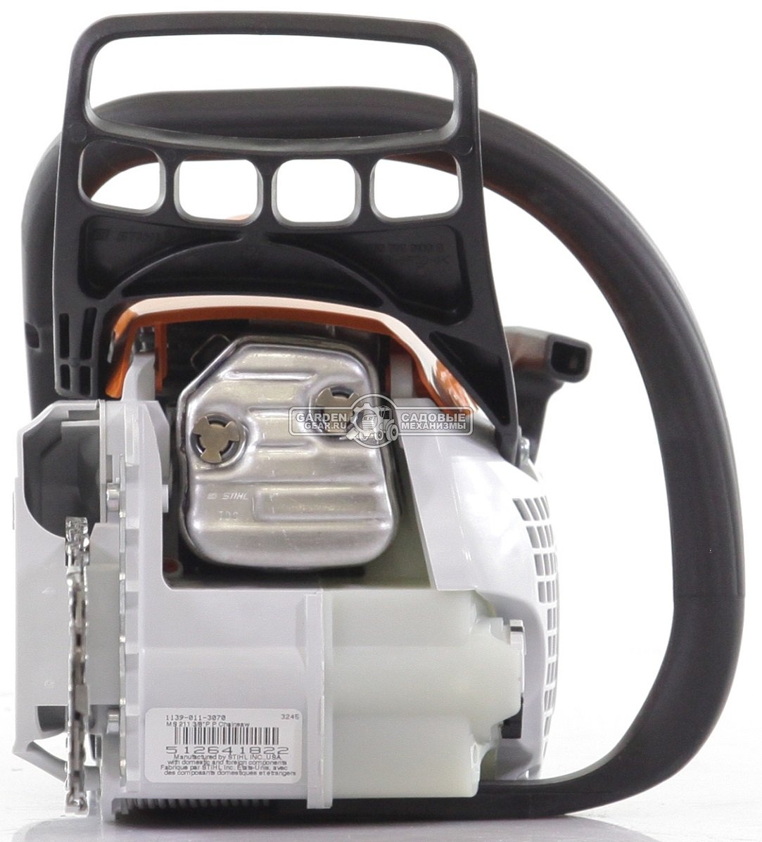 Бензопила Stihl MS 211 16&quot; (USA, 35,2 куб.см., 1,7 кВт/2,3 л.с., 2-MIX, 3/8&quot;, 1,3 мм., 55E, 4,3 кг.)