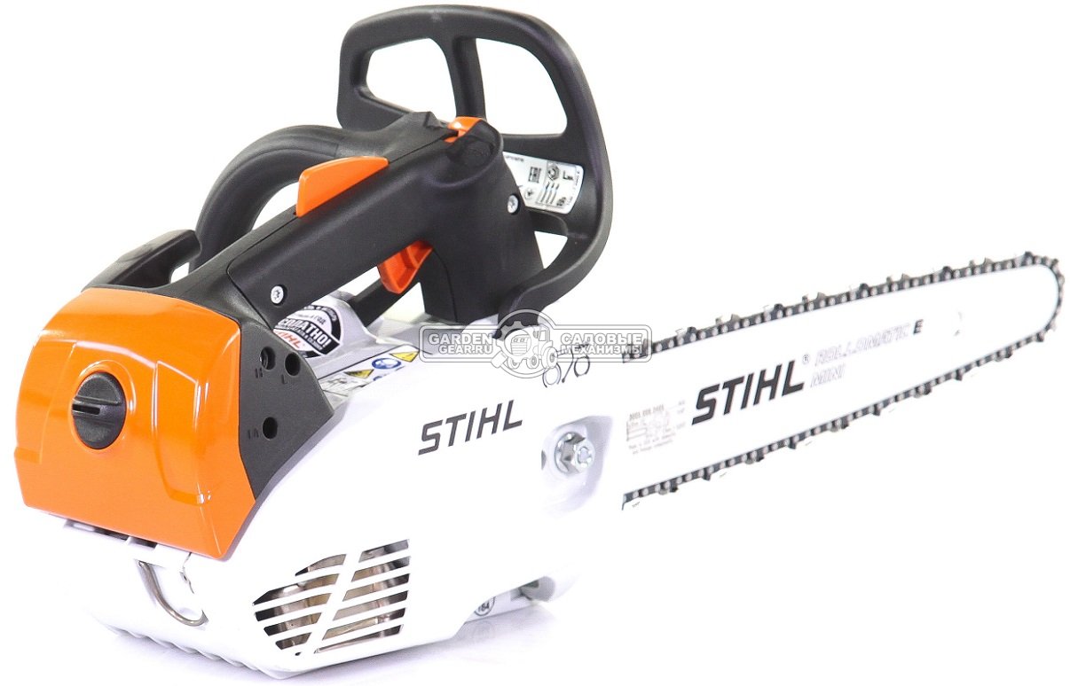 Бензопила сучкорез одноручная Stihl MS 151 TC-E 12&quot; (USA, 23,6 куб.см., 1,1 кВт/1,5 л.с, 2-MIX, Ergostart, 1/4&quot;, 1,1 мм., 64E, 2,6 кг.)