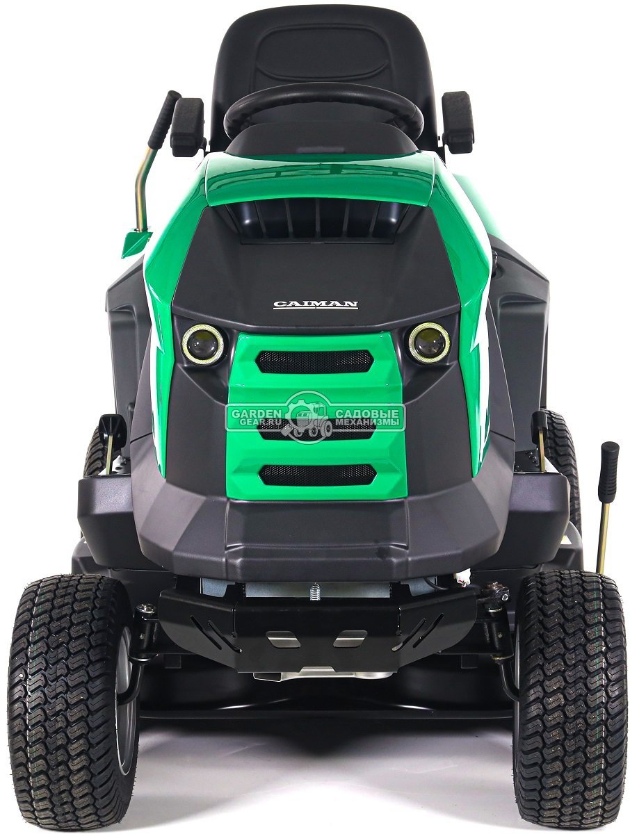 Садовый трактор Caiman Comodo Max 2WD 107D2K2 (CZE, Kawasaki, 603 куб.см, гидростатика, дифференциал, травосборник 380 л, 102 см., 280 кг.)