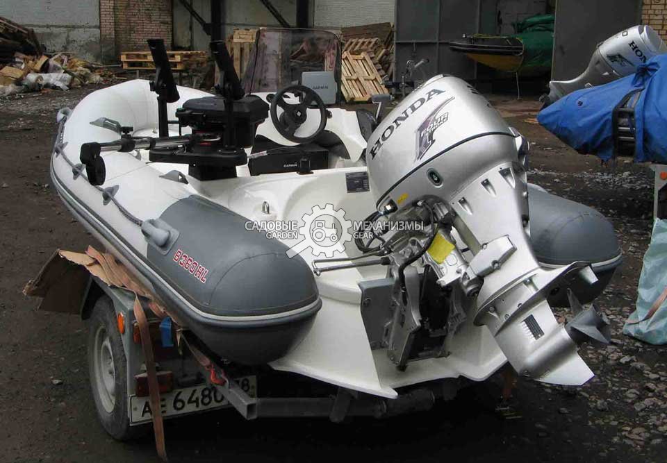 Лодочный мотор Honda BF30DK2 SRTU (4х такт., 552 см3, 30 л.с., водяное охл., эл. стартер, 12 л, 79 кг)